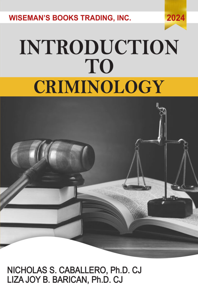 Introduction To Criminology - Wiseman's Books Trading Inc.